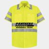 Men's High Visibility Safety Short Sleeve Work Shirt Thumbnail