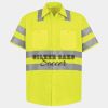 Men's High Visibility Safety Short Sleeve Work Shirt Thumbnail