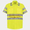 Men's High Visibility Safety Short Sleeve Work Shirt Thumbnail