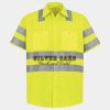 Men's High Visibility Safety Short Sleeve Work Shirt Thumbnail