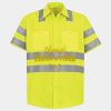 Men's High Visibility Safety Short Sleeve Work Shirt Thumbnail