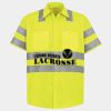 Men's High Visibility Safety Short Sleeve Work Shirt Thumbnail