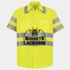 Men's High Visibility Safety Short Sleeve Work Shirt Thumbnail