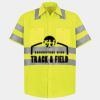 Men's High Visibility Safety Short Sleeve Work Shirt Thumbnail