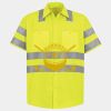 Men's High Visibility Safety Short Sleeve Work Shirt Thumbnail