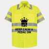 Men's High Visibility Safety Short Sleeve Work Shirt Thumbnail