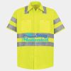 Men's High Visibility Safety Short Sleeve Work Shirt Thumbnail