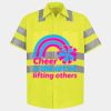 Men's High Visibility Safety Short Sleeve Work Shirt Thumbnail