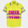 Men's High Visibility Safety Short Sleeve Work Shirt Thumbnail