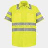 Men's High Visibility Safety Short Sleeve Work Shirt Thumbnail