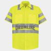 Men's High Visibility Safety Short Sleeve Work Shirt Thumbnail