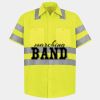Men's High Visibility Safety Short Sleeve Work Shirt Thumbnail