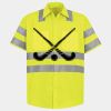 Men's High Visibility Safety Short Sleeve Work Shirt Thumbnail