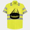 Men's High Visibility Safety Short Sleeve Work Shirt Thumbnail