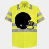 Men's High Visibility Safety Short Sleeve Work Shirt Thumbnail