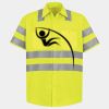 Men's High Visibility Safety Short Sleeve Work Shirt Thumbnail