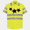 Men's High Visibility Safety Short Sleeve Work Shirt Thumbnail