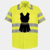 Men's High Visibility Safety Short Sleeve Work Shirt Thumbnail