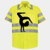 Men's High Visibility Safety Short Sleeve Work Shirt Thumbnail