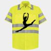 Men's High Visibility Safety Short Sleeve Work Shirt Thumbnail