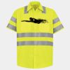 Men's High Visibility Safety Short Sleeve Work Shirt Thumbnail