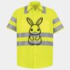 Men's High Visibility Safety Short Sleeve Work Shirt Thumbnail
