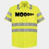 Men's High Visibility Safety Short Sleeve Work Shirt Thumbnail