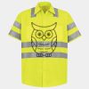 Men's High Visibility Safety Short Sleeve Work Shirt Thumbnail