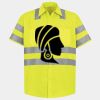 Men's High Visibility Safety Short Sleeve Work Shirt Thumbnail