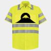 Men's High Visibility Safety Short Sleeve Work Shirt Thumbnail