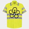 Men's High Visibility Safety Short Sleeve Work Shirt Thumbnail