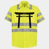 Men's High Visibility Safety Short Sleeve Work Shirt Thumbnail