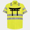 Men's High Visibility Safety Short Sleeve Work Shirt Thumbnail