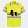 Men's High Visibility Safety Short Sleeve Work Shirt Thumbnail
