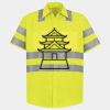 Men's High Visibility Safety Short Sleeve Work Shirt Thumbnail