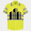 Men's High Visibility Safety Short Sleeve Work Shirt Thumbnail