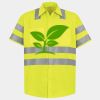Men's High Visibility Safety Short Sleeve Work Shirt Thumbnail