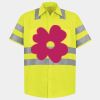 Men's High Visibility Safety Short Sleeve Work Shirt Thumbnail