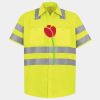 Men's High Visibility Safety Short Sleeve Work Shirt Thumbnail