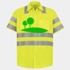 Men's High Visibility Safety Short Sleeve Work Shirt Thumbnail