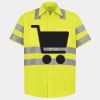 Men's High Visibility Safety Short Sleeve Work Shirt Thumbnail