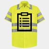 Men's High Visibility Safety Short Sleeve Work Shirt Thumbnail