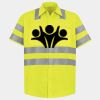 Men's High Visibility Safety Short Sleeve Work Shirt Thumbnail