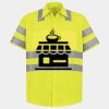 Men's High Visibility Safety Short Sleeve Work Shirt Thumbnail