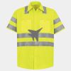 Men's High Visibility Safety Short Sleeve Work Shirt Thumbnail