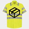 Men's High Visibility Safety Short Sleeve Work Shirt Thumbnail