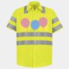 Men's High Visibility Safety Short Sleeve Work Shirt Thumbnail
