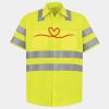 Men's High Visibility Safety Short Sleeve Work Shirt Thumbnail