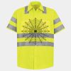 Men's High Visibility Safety Short Sleeve Work Shirt Thumbnail