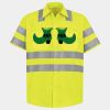 Men's High Visibility Safety Short Sleeve Work Shirt Thumbnail
